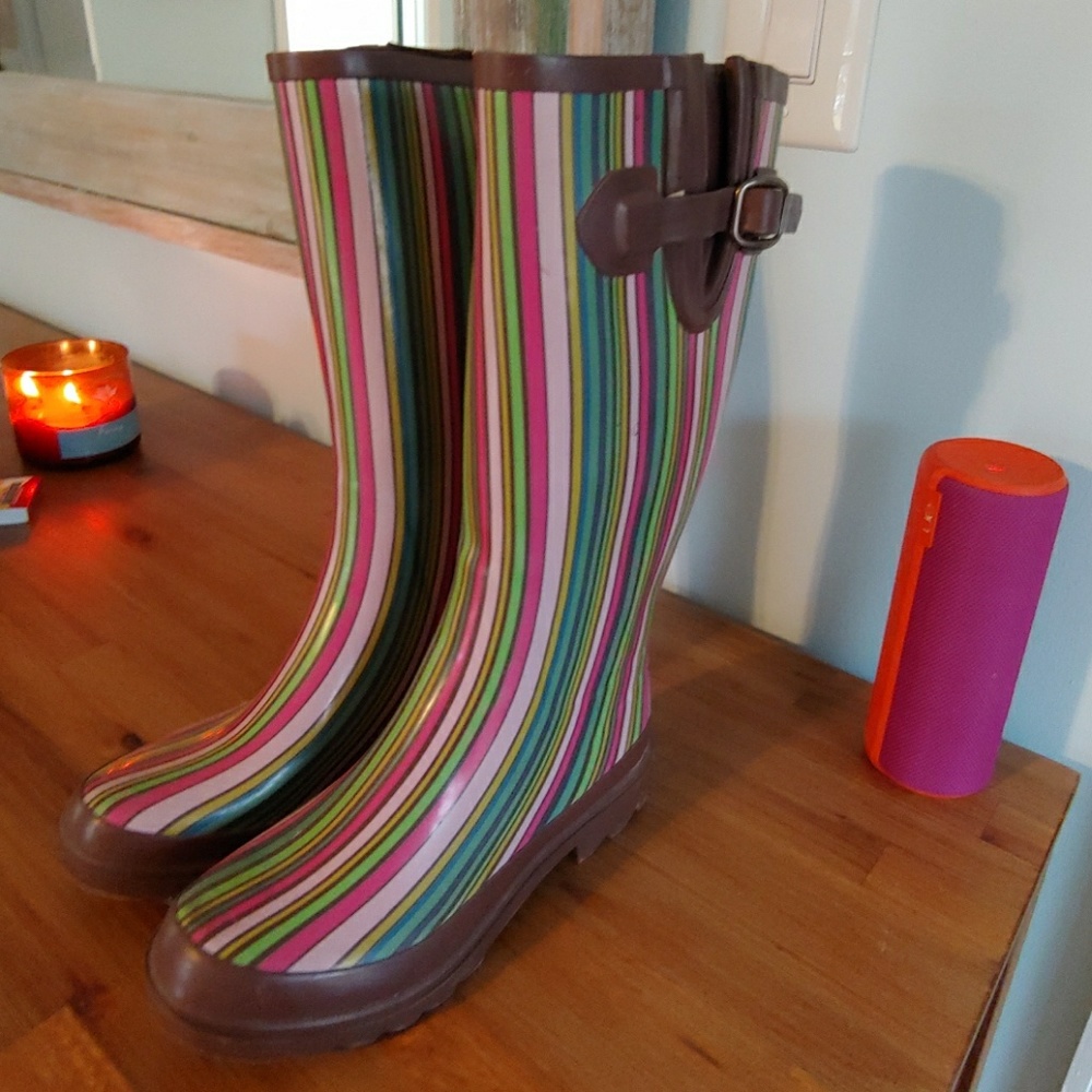 Women's Rain Boots -multicolored